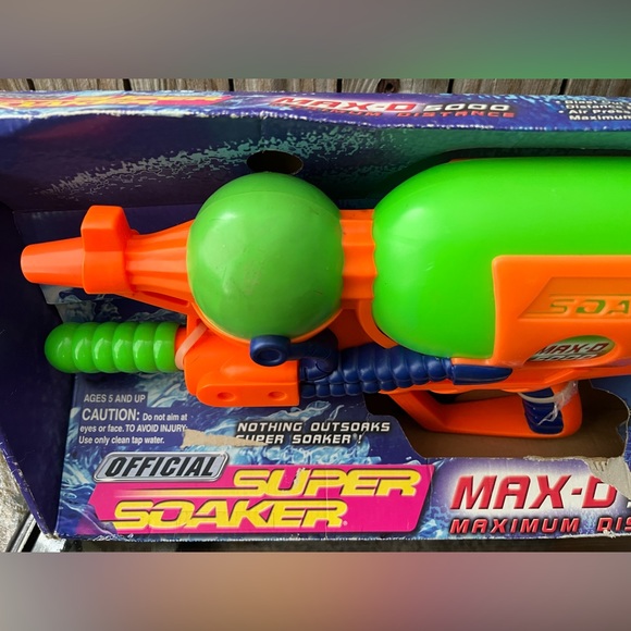 Larami Super Soaker Max D 5000 Water Gun Toy Brand New original retail. - Picture 4 of 8